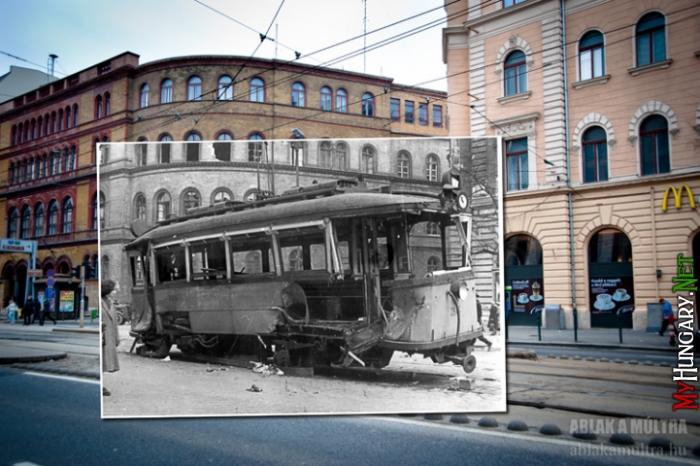 Budapest, VIII. Népszínház utca - József körút sarok, egykori ipari felsőiskola